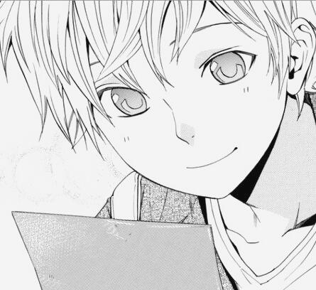 smiling Yukine from the manga Noragami