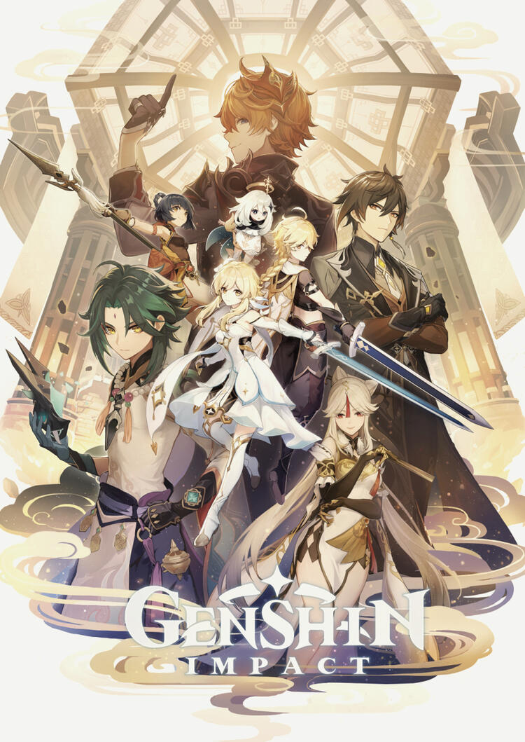 Genshin Impact game poster